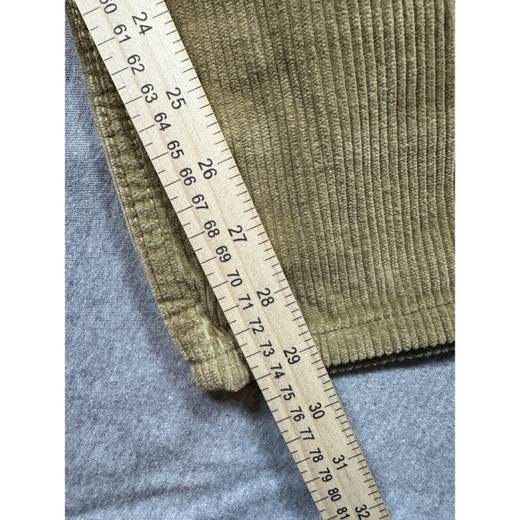 Levi's Low Pro Corduroy Pants  Women's Size 31x30 Gold Straight Leg Mid Rise NWT - Picture 8 of 8